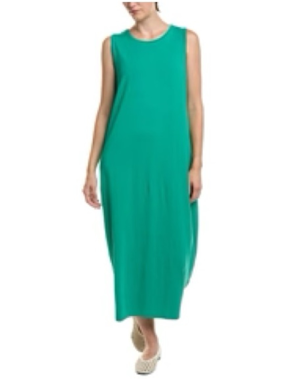 HEIMISH USA Kelly Green Crepe Sleeveless Maxi Dress Large